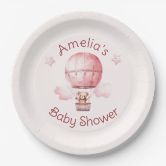 Sweet Little Girl on the Way Baby Shower