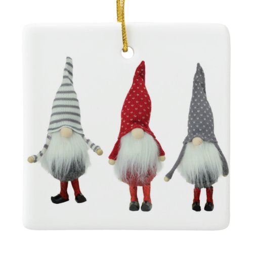 *SWEET LITTLE GNOMES*  CHRISTMAS ORNAMENT
