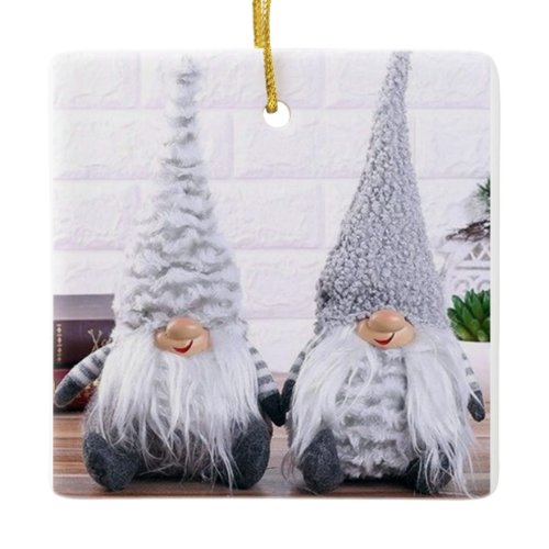*SWEET LITTLE GNOMES*  CHRISTMAS ORNAMENT