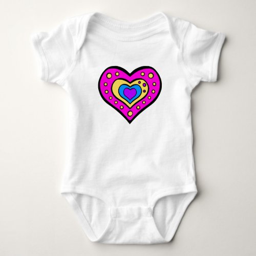 SWEET LITTLE HEART BABY BODYSUIT