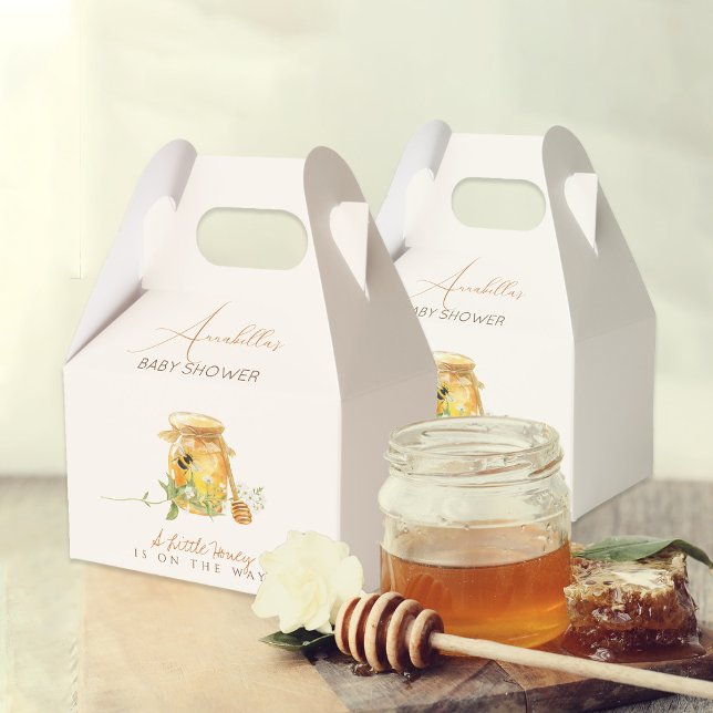 Sweet Little Honey Baby Shower Favor Boxes (Creator Uploaded)