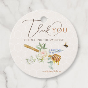 Sweet Little Honey Baby Shower Favor Tags