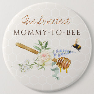 Sweet Little Honey Baby Shower Thank You Favor Button