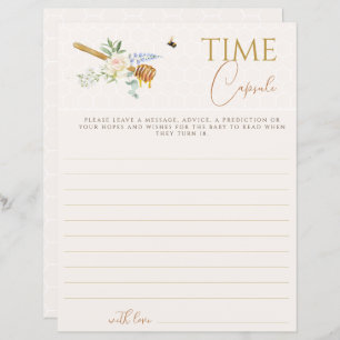 Sweet Little Honey Baby Shower Time Capsule