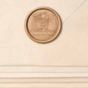 Sweet Little Honey Baby Shower Wax Seal Sticker