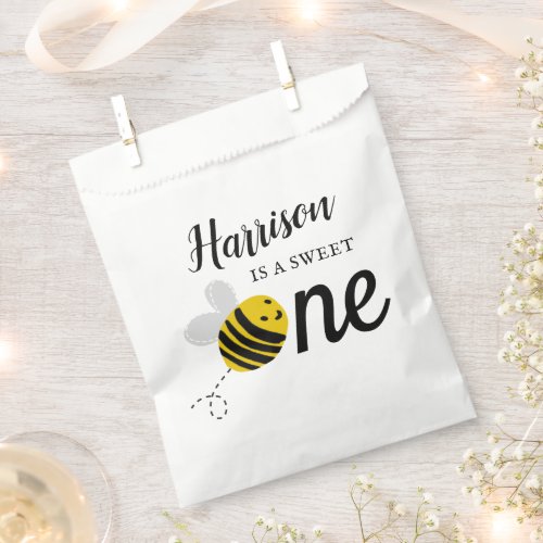Sweet Little Honey Bee 1st Birthday Party Favor Bag