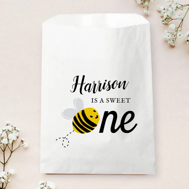 Sweet Little Honey Bee 1st Birthday Party Favor Bag (Creator Uploaded)