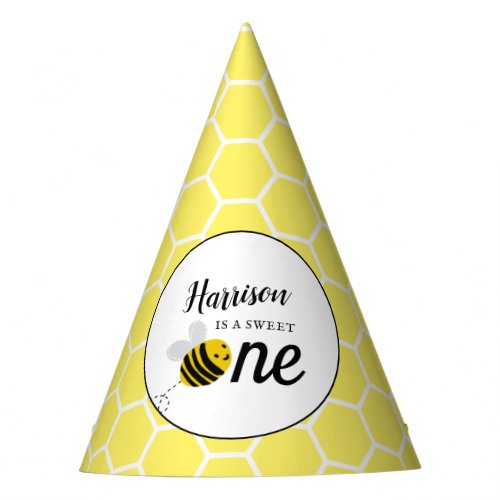 Sweet Little Honey Bee 1st Birthday Party Hat