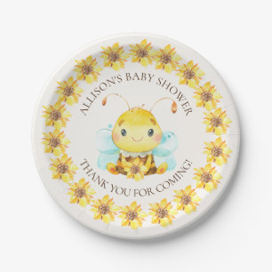 Sweet Little Honey Bee Baby Shower 7" Plate