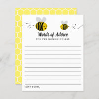 Sweet Little Honey Bee Baby Shower Advice