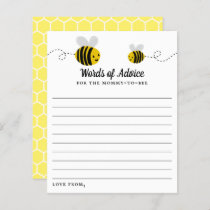 Sweet Little Honey Bee Baby Shower Advice