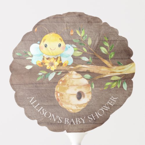 Sweet Little Honey Bee Baby Shower Balloon