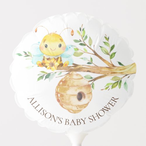 Sweet Little Honey Bee Baby Shower Balloon