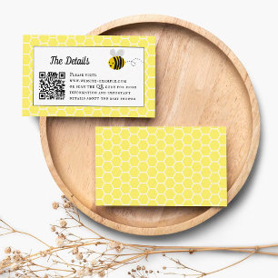 Sweet Little Honey Bee Baby Shower Detail Enclosure Card