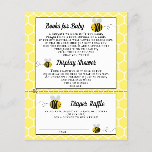 Sweet Little Honey Bee Baby Shower Details