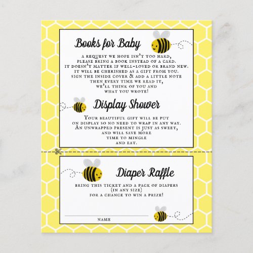 Sweet Little Honey Bee Baby Shower Details