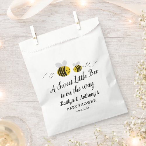Sweet Little Honey Bee Baby Shower Favor Bag
