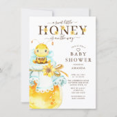 Sweet Little Honey Bee Baby Shower Invitation (Front)