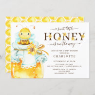 Sweet Little Honey Bee Baby Shower Invitation