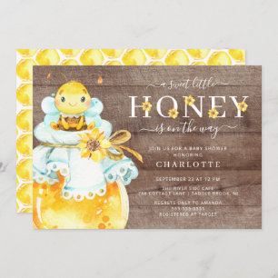 Sweet Little Honey Bee Baby Shower Invitation