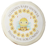 Sweet Little Honey Bee Baby Shower  Sugar Cookie