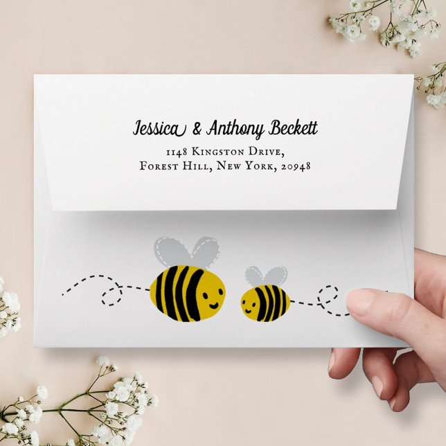 Sweet Little Honey Bee Envelope (Creator Uploaded)