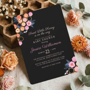 Sweet Little Honey Mommy to Bee Baby Shower Invitation