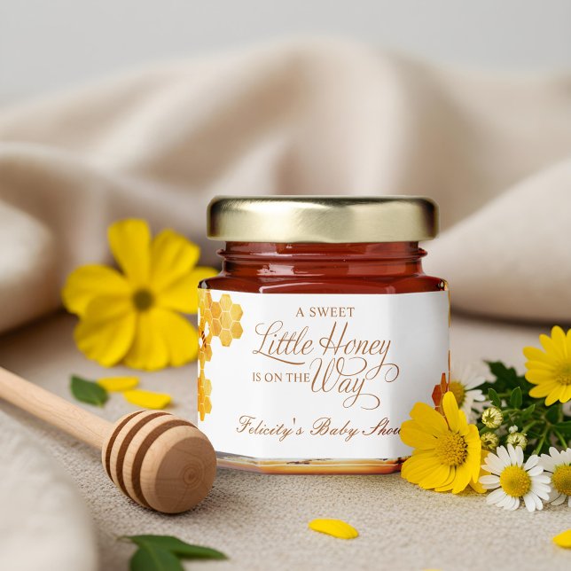 Sweet Little Honey On The Way Bee Baby Shower Jar Favors (Sweet Little Honey On The Way Bee Baby Shower Honey Jar Favors)