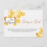 Sweet Little Honey On The Way Bring A Book Enclosure Card