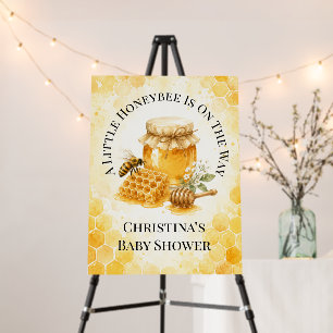 Sweet Little Honeybee Is On The Way Welcome Sign