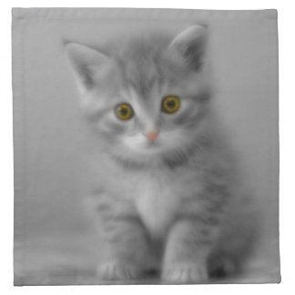 Sweet Little Kitten Napkin