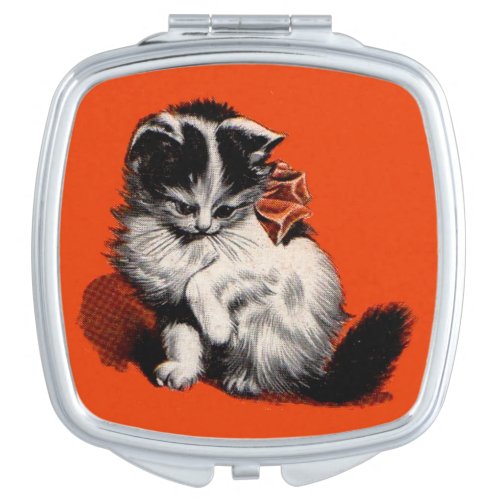 sweet little kitten vanity mirror