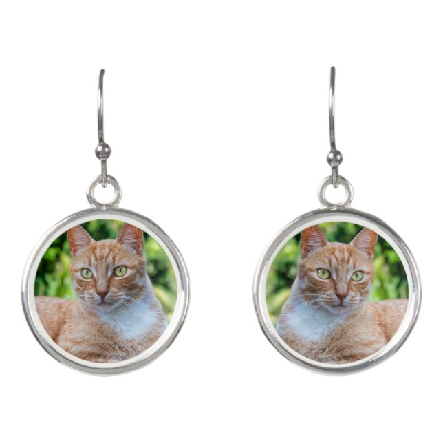 Sweet little kitty earrings (Front)