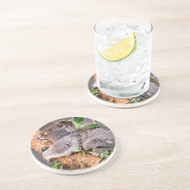 Sweet little koala coaster (Side)