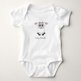 Sweet little lamb baby bodysuit