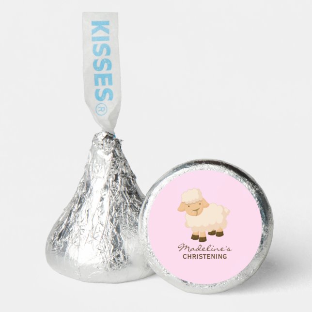 Sweet Little Lamb Baby Christening Hershey Kisses Hershey®'s Kisses® (Front)