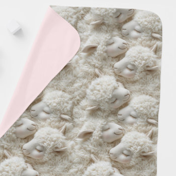 Sweet Little Lamb Girl Baby Blanket by The_Baby_Boutique at Zazzle
