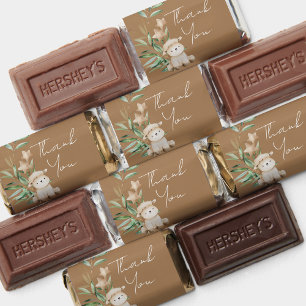 Sweet Little Lamb Greenery Candy Wrapper Label Hershey's Miniatures