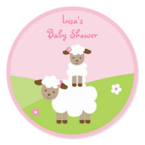 Sweet Little Lamb Stickers Envelope Seals