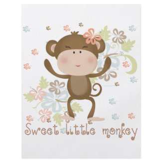 Sweet Little Monkey Flyer Design