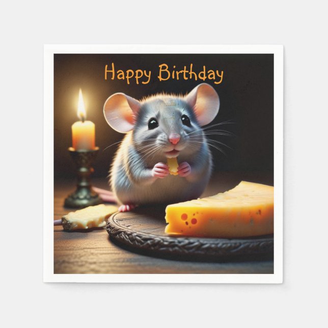 Sweet Little Mouse Napkins (Front)