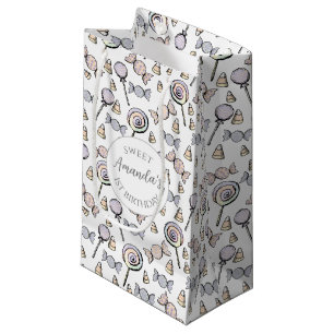 Sweet Little One Candy Theme First Birthday Favor Small Gift Bag
