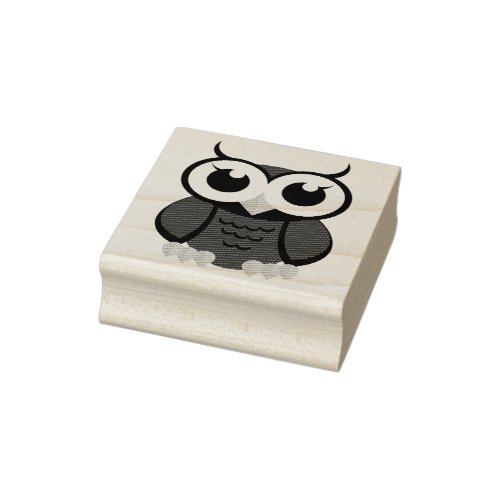 Sweet Little Owl Rubber Stamp