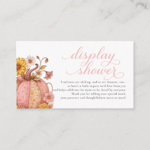 Sweet little patch pumpkin florals is on the way enclosure card