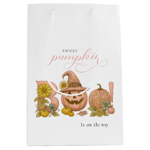 Sweet Little patch pumpkin florals is on the way Medium Gift Bag