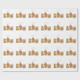 Sweet Little patch pumpkin florals is on the way Wrapping Paper