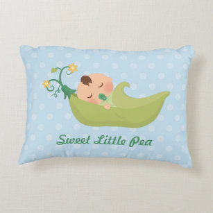 pea sweet decorative nursery pillow boy decor baby