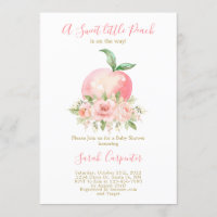 Sweet Little Peach Baby Shower
