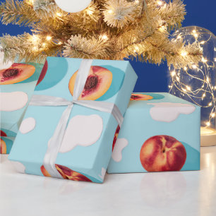 Sweet Little Peach Baby Wrapping Paper