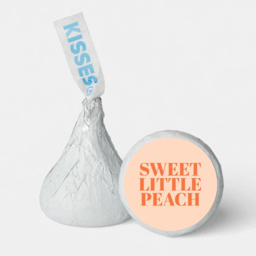 Sweet Little Peach Hersheys Kisses